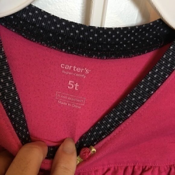 Carter’s girls 5T poodle pajama set - Picture 4 of 12